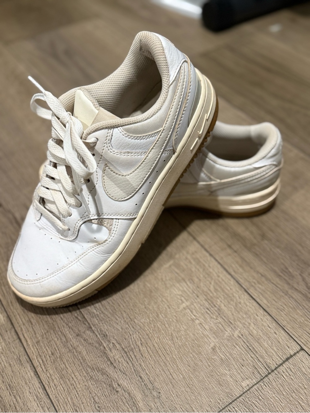 Nike Gamma Force Women's Sneakers in Cream and White